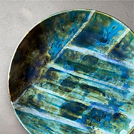 El yapımı seramik tabak