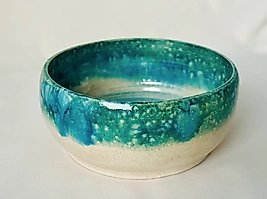 Seramik el yapımı yuvarlak kase